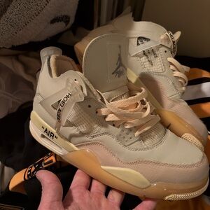 Jordan Cream and Tan Sneakers